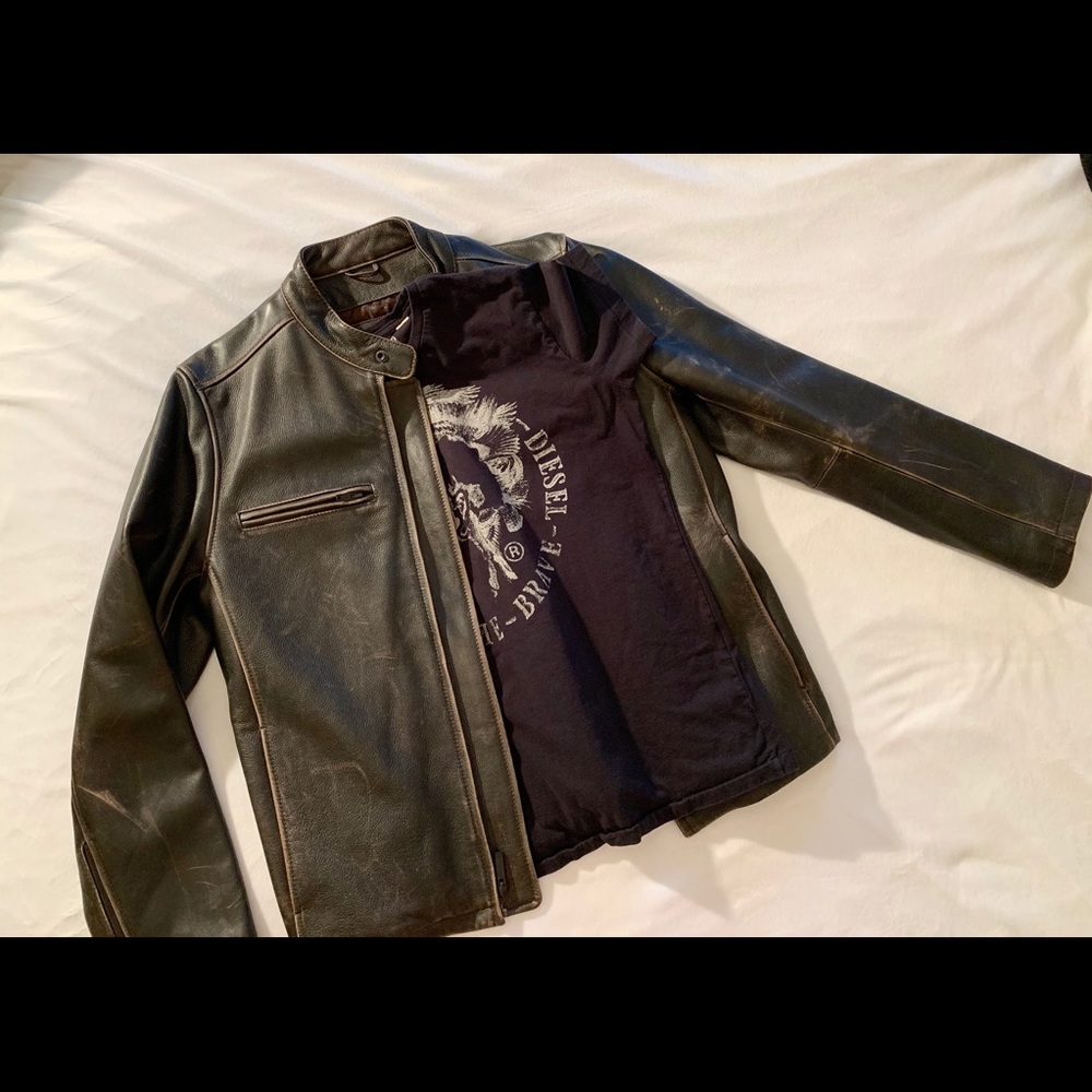 Black Rivet Leather Jacket
